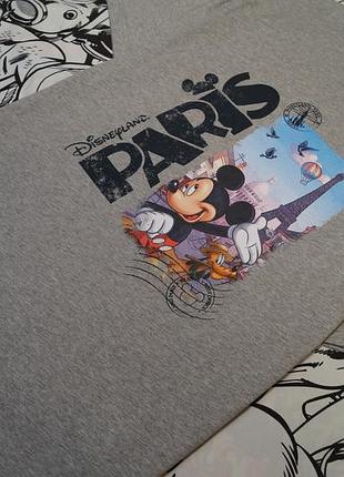 Футболка з принтом міккі мауса mickey mouse paris