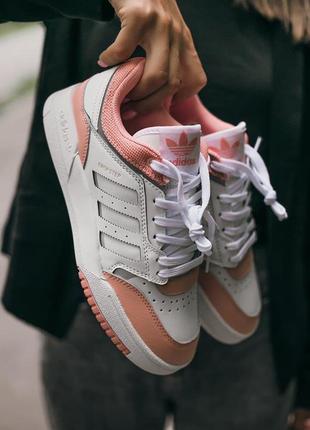 Кроссовки adidas drop step white\pink