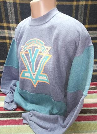 Толстовка хлопок/акрил made in italy винтажная 80-90е