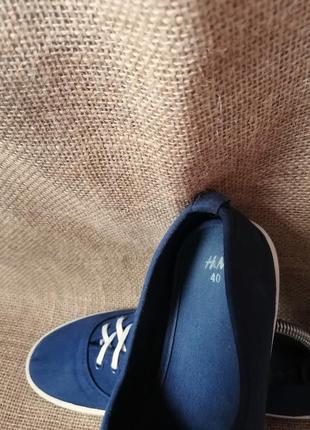 Мокасини,кеди на шнурках h&m* 25-25,52 фото
