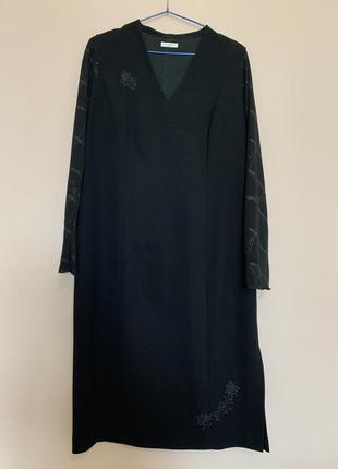 Платье чёрного цвета ретро винтаж