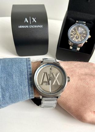 Armani exchange watch ax1362 чоловічий брендовий наручний годинник армані оригінал на подарунок чоловіку подарунок хлопцю4 фото