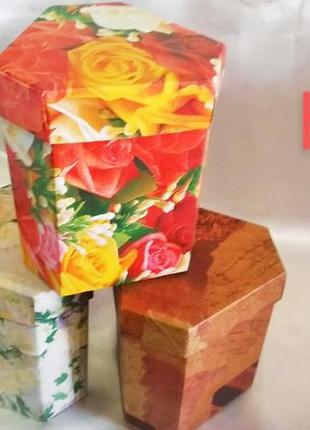 Коробка подарункова, картонна 6/3/10 див. n -821