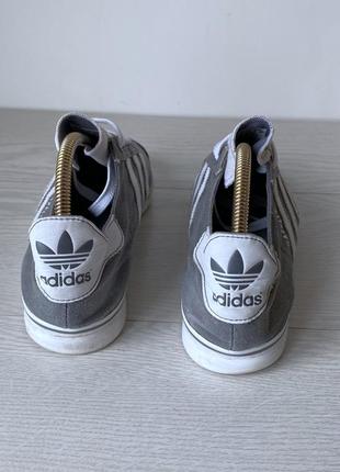 Мокасини кросівки adidas gazelle коттонові3 фото