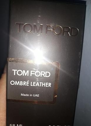 Парфюмированная вода унисекс в стиле tom ford ombre leather