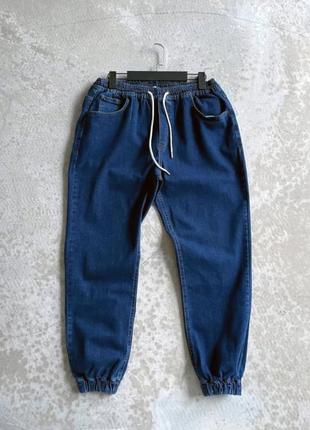 Джоггеры джинсы мужские синие турция / джогери джинси чоловічі сині турречина