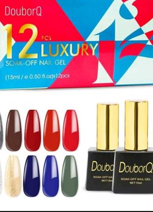 Набор гель лаки 12 шт для ногтей маникюра гель лак