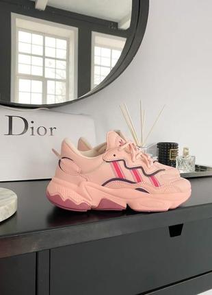 Жіночі кросівки adidas ozweego pink 36-37-38-39-407 фото