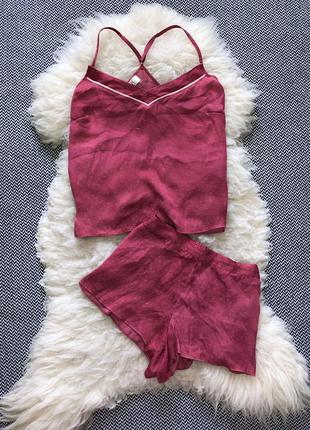 Пижама шорты домашняя майка бретели debenhams