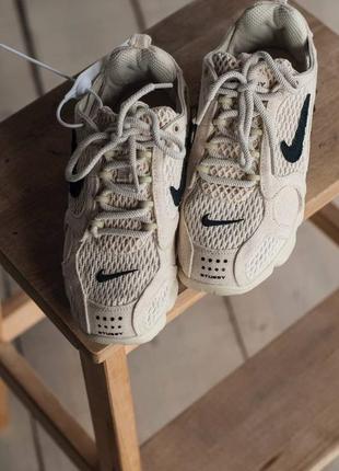 Nike stussy женские кроссовки найк бежевые (37-41)5 фото