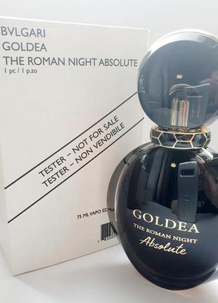 Bvlgari goldea the roman night absolute парфюмированная вода