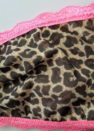 Красивый леопардовый бюстальтер топ бандо лиф new look р.m5 фото