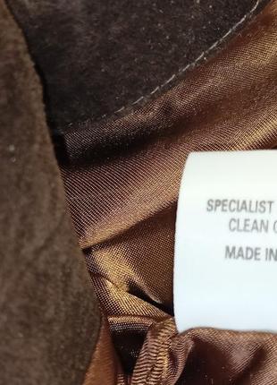 Шикарное замшевое пальто,плащ-трапеция,54-60разм.,wallace sacks,англия.6 фото