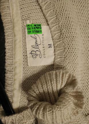 M l 48 50 сост нов blend collection шерсть альпака пуловер свитер zxc4 фото