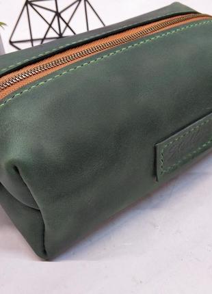 Несессер кожаный для путешествий, дорожная сумка, косметичка мужская, женская, органайзер2 фото