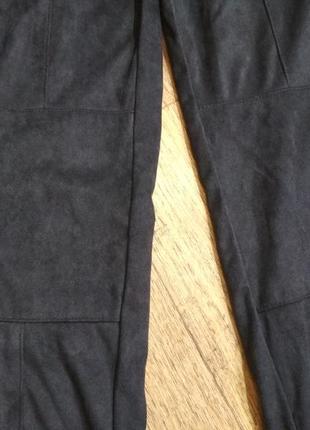 Мягкие стильные лосины леггинсы под замш esmara, р.366 фото