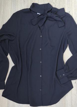 Блуза темно-синя r essential