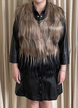Жилетка з лами fashion furs