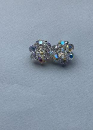 Клипсы винтаж бижутерия сша