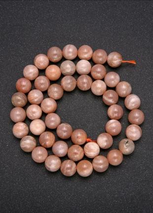 Намистини з натурального каменю селеніт