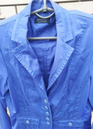 Пиджак женский стрейчевый,,сине-фиолетоаый, размер 12