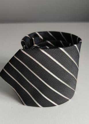 Краватка сірий в смужку reserved1 фото