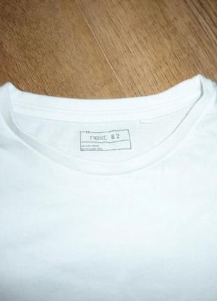 Next белая футболка некст на 10 и 12 лет4 фото