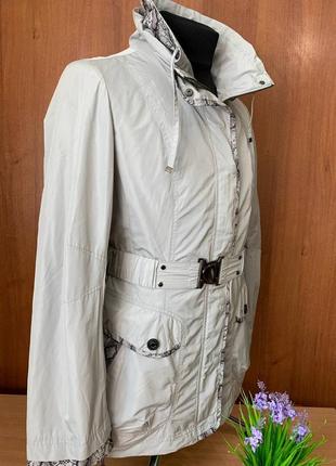 Windward куртка з обробкою під пояс стильна колір сірий (кишені)2 фото
