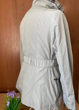Windward куртка з обробкою під пояс стильна колір сірий (кишені)3 фото
