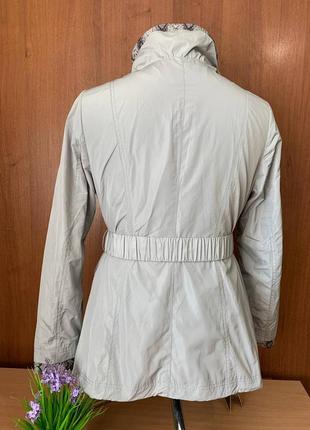 Windward куртка з обробкою під пояс стильна колір сірий (кишені)4 фото