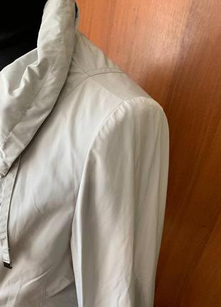 Windward куртка з обробкою під пояс стильна колір сірий (кишені)10 фото