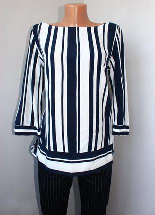 Оригінальна блуза офісні сорочка в смужку, туреччина, 10/38 (3325)2 фото