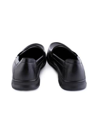 Чоловічі чорні туфлі з еко-шкіри люкс якість4 фото