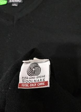 L m 50 48 100% шерсть сост нов luciano пуловер свитер кофта чёрный zxc3 фото