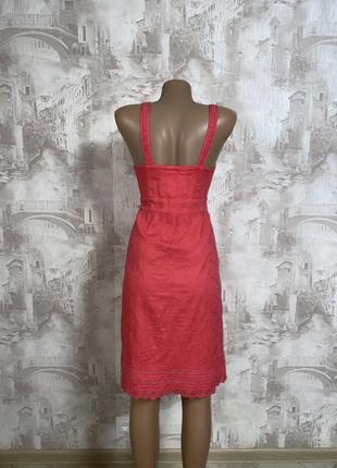 Бавовняне міні сукня,сарафан,американське мереживо ,кроше,вишивка(06)3 фото