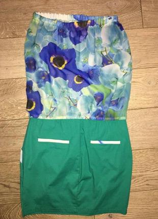 Бірюзове плаття бандо 2