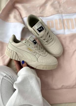 Женские кроссовки puma cali beige