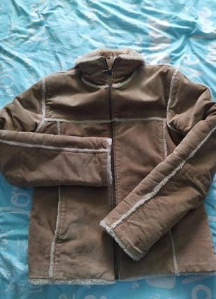 Натуральная замшевая дубленочка