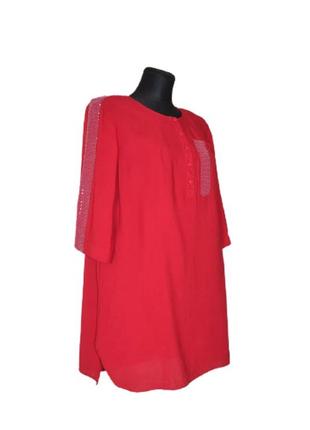 Натуральная блузка блуза туника с декором вискоза ruta s р. 546 фото