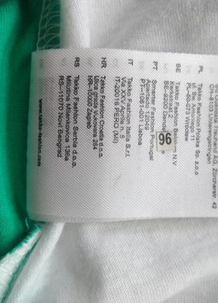 Новая хлопковая  футболка туника с контрастными надписями  crash one uk 10-12 eur 140-15210 фото