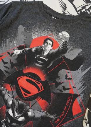 Футболка с принтом бэтмена и супермена batman v superman dc comics6 фото