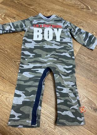 Чоловічок сліп 9-12 міс хакі