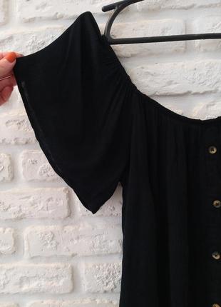 Блуза кроп-топ с открытыми плечами2 фото
