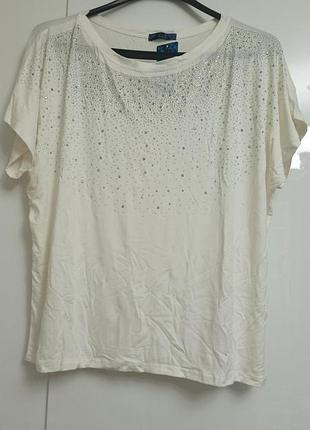 Футболка , стрейч камінці блистять