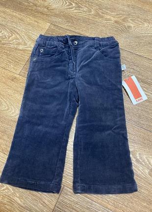 Новые вельветовые штаны , брюки джинсы 74 см 9-12,12-18 мес1 фото