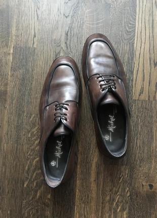 Мужские кожаные туфли, испанский бренд2 фото