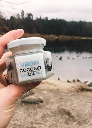 Нерафінована кокосове масло hillary virgin coconut oil 100мл