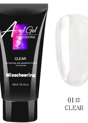 Полигель акрилгель акригель для наращивания ногтей маникюра нігтів манікюру