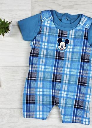 Комплект футболка + комбинезон