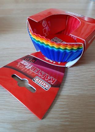 Силиконовые формочки для выпечки